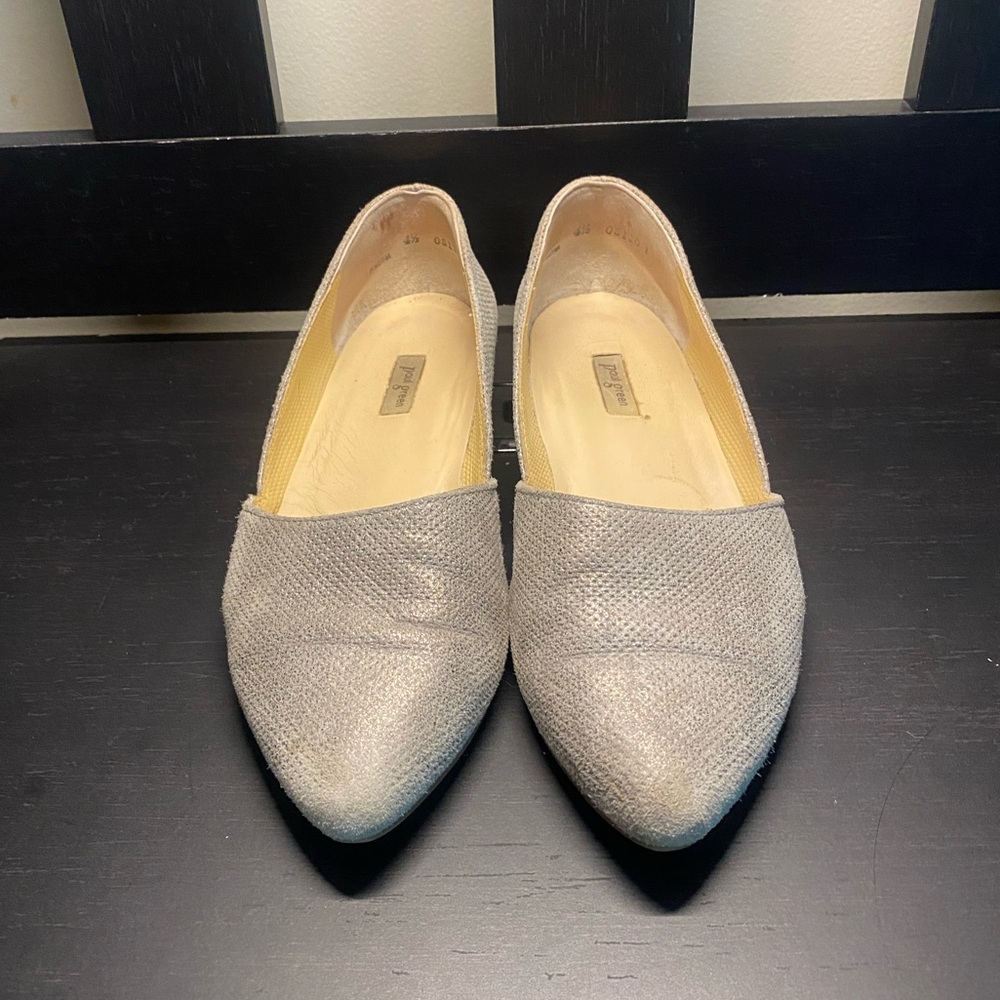 Paul Green Grey Ballerina Shoes. Very High Quality And Works With Everything